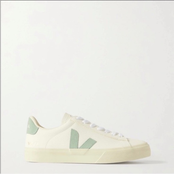 Veja Campo Sneaker Extra White/Matcha Suede size 37EU/6US New in Box - Picture 1 of 8
